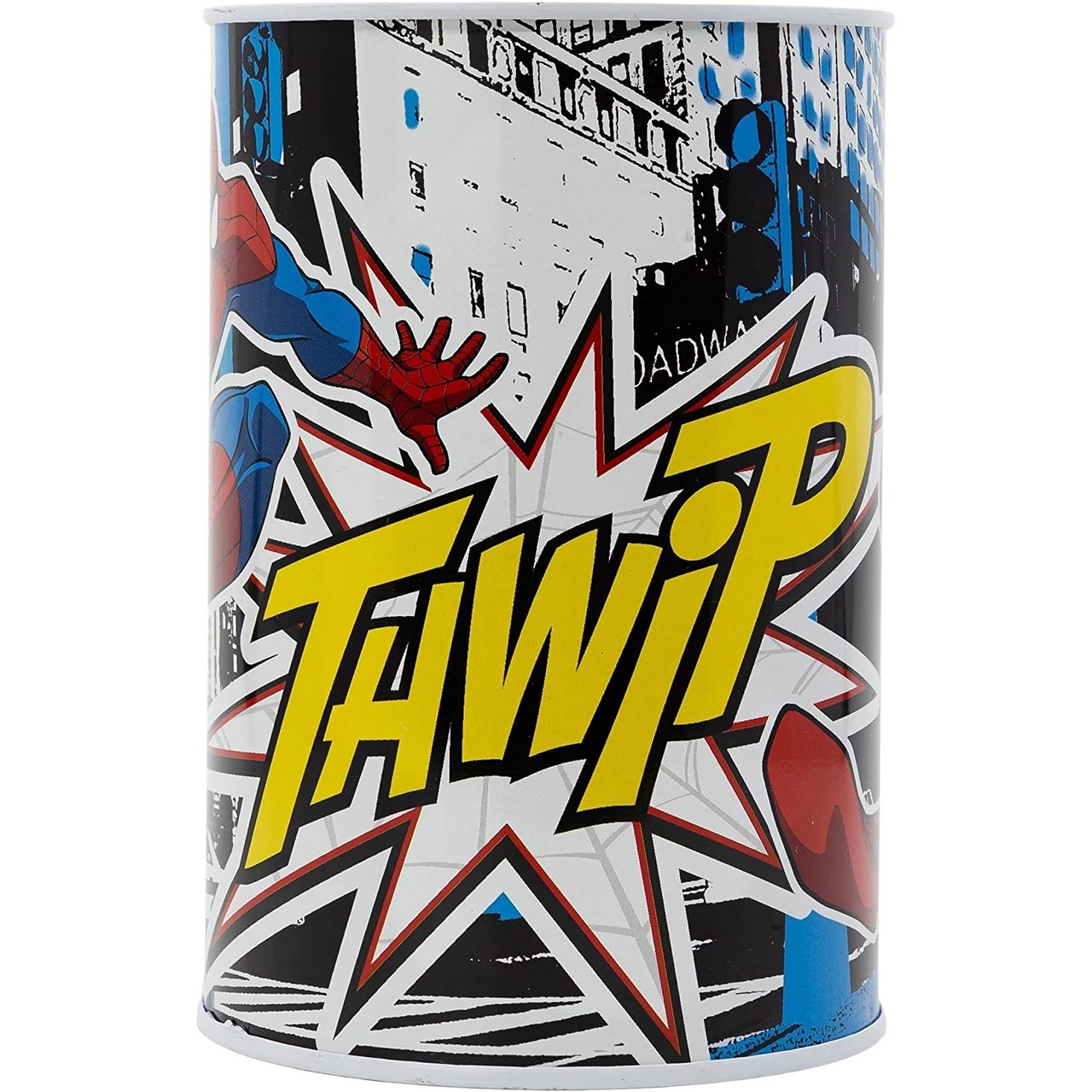 Spider man tin coin money box Virca